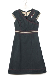 ININNN 자수데님원피스(S) 코313525