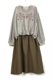 CB 벨벳자수원피스(M) 재313601