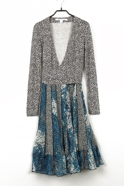 DIANE VON FUSTENBERG 실크랩원피스(XS) 코314657