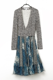 DIANE VON FUSTENBERG 실크랩원피스(XS) 코314657