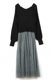 [새상품] YUMMY 튤원피스(S) 재315072