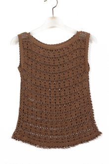 CROCHE 니트 베스트(XS) 321217