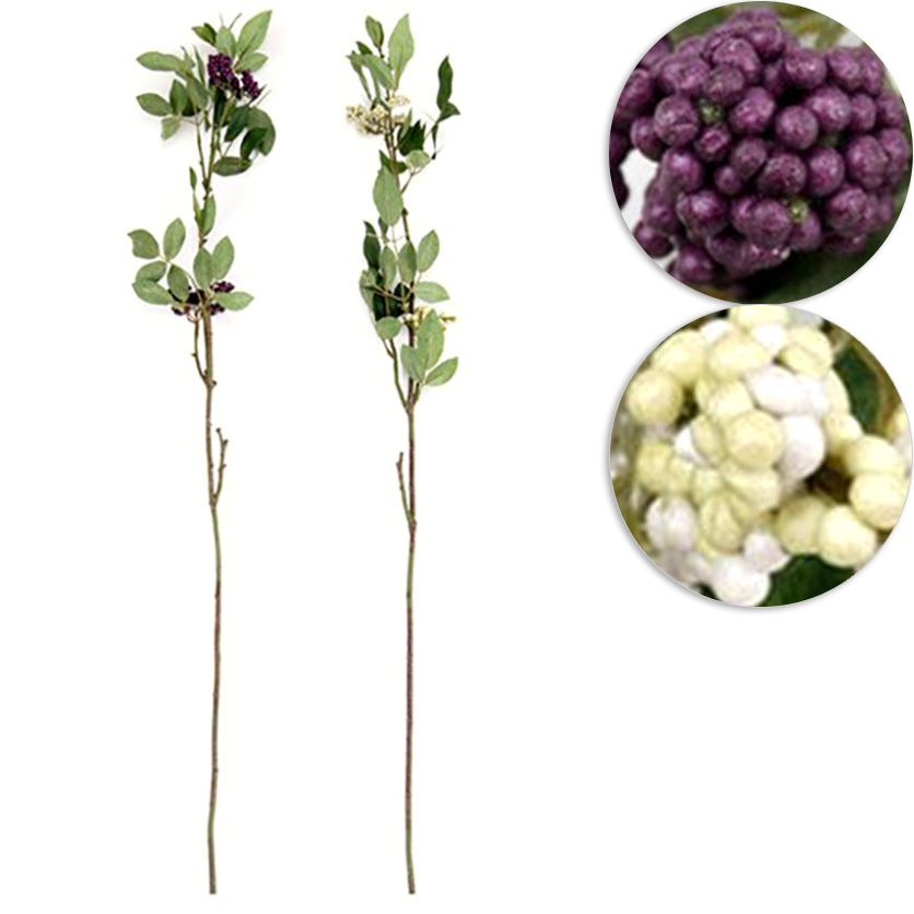 조화 미니 열매 가지 베리 가지 70cm 2색 택1 꽃장식 조화꽃 소재 조화 미니 열매 가지 베리 가지 70cm 2색 택1 꽃장식 조화꽃 소재