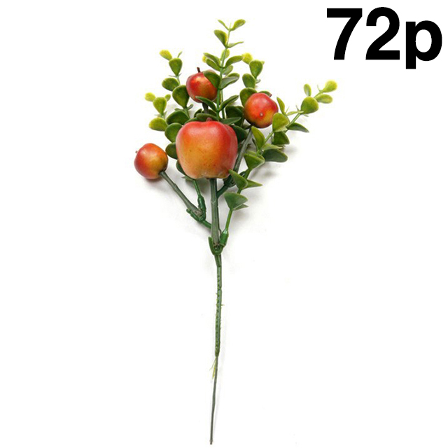 미니 사과 열매 픽 21cm 72개 세트 조화 꽃 플랜테리어 조화픽 화초픽 모조 과일 모형 미니 사과 열매 픽 21cm 72개 세트 조화 꽃 플랜테리어 조화픽 화초픽 모조 과일 모형