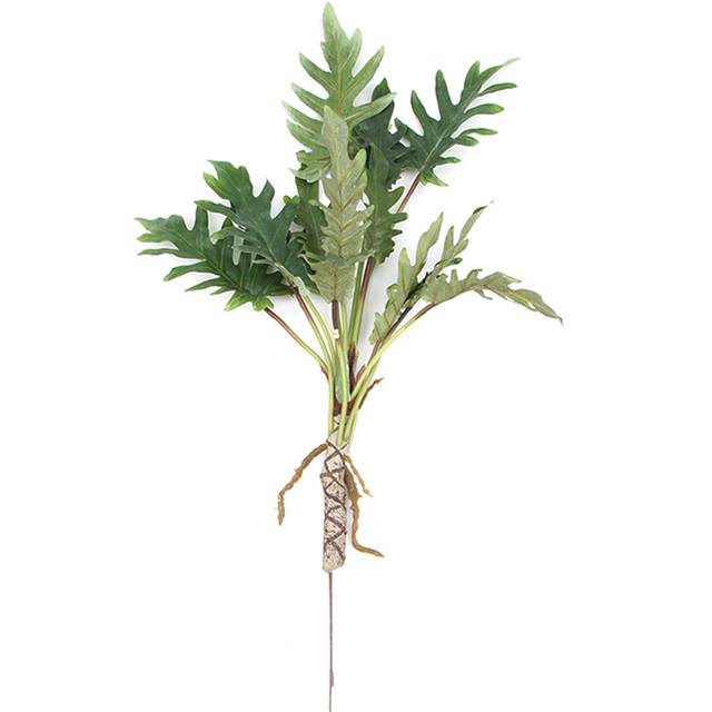 필로덴드론 타로 토란 조화 인조 식물 65cm 실내 조경 플렌테리어 벽면 녹화 소재 연출