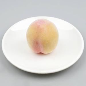 백도 복숭아 모형 피치 7cm 인조 과일모형 가짜 과일 모조 열매 장식