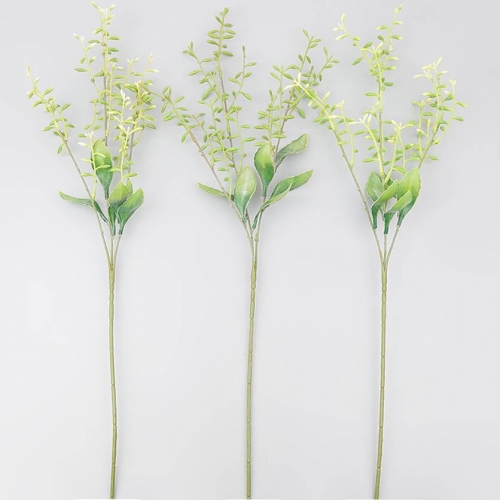 조화 라디칸스 세네치오 쎄네시오 스프레이 67cm 24개 세트 3색 택1 인조 꽃장식 조화꽃 소재