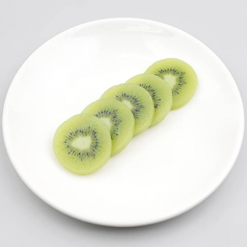슬라이스 조각 키위 모형 4.3cm 인조 과일모형 슬라이스 가짜 과일 모조 열매 장식 PR