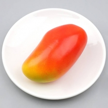 망고 모형 레드 12.3cm 인조 망고 열대 과일모형 모조 과일 열매 장식