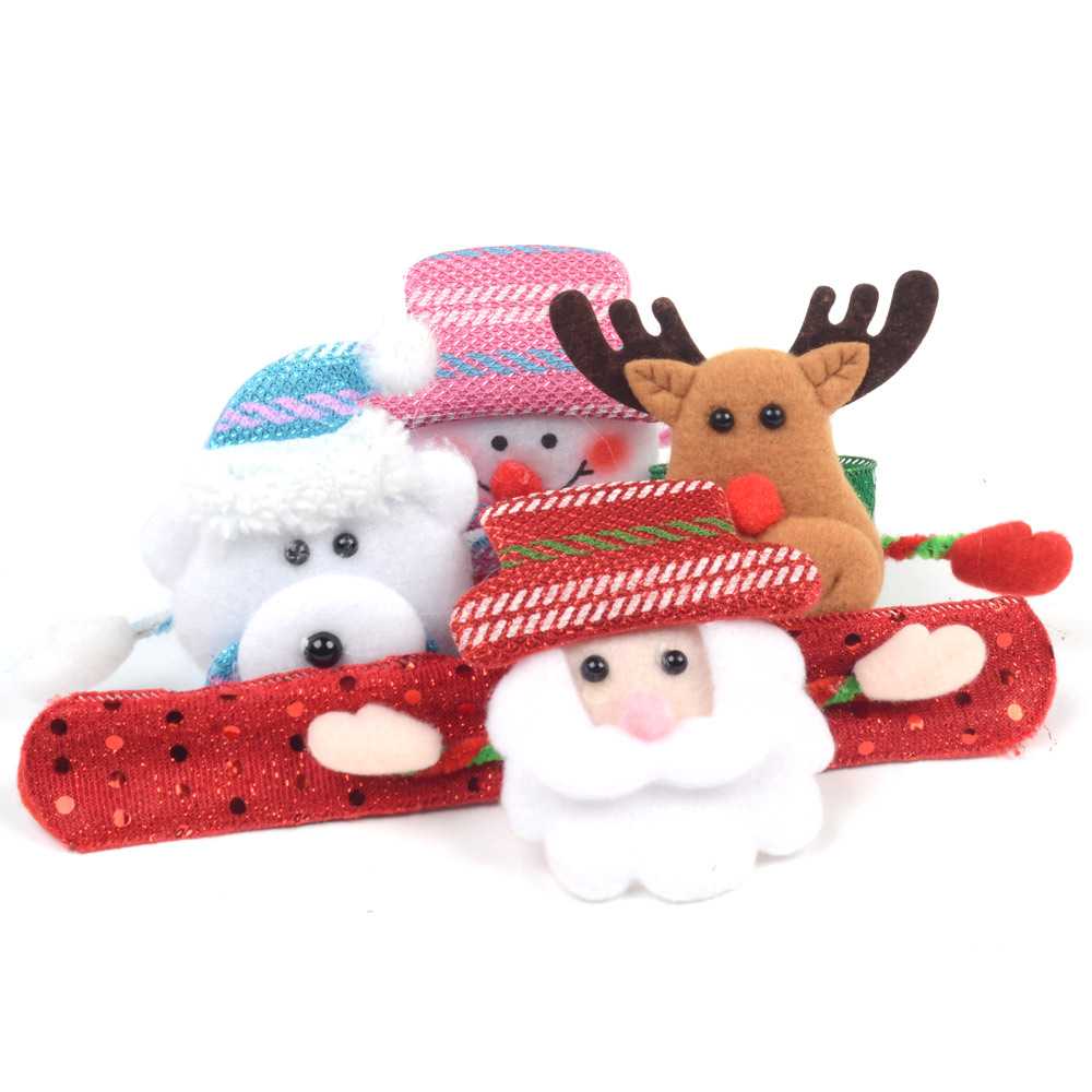 크리스마스불빛밴드팔찌 (1개입) led팔찌 산타팔찌