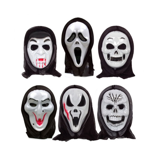 할로윈 스크림가면 (1개) 호러가면 유령가면 해골가면