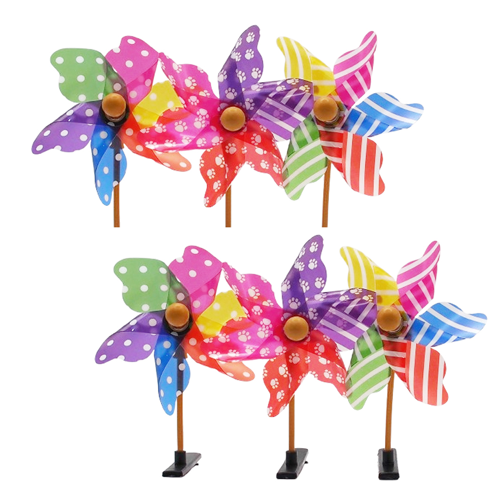 바람개비머리핀(12개입) 헤어악세서리 깜찍이머리핀