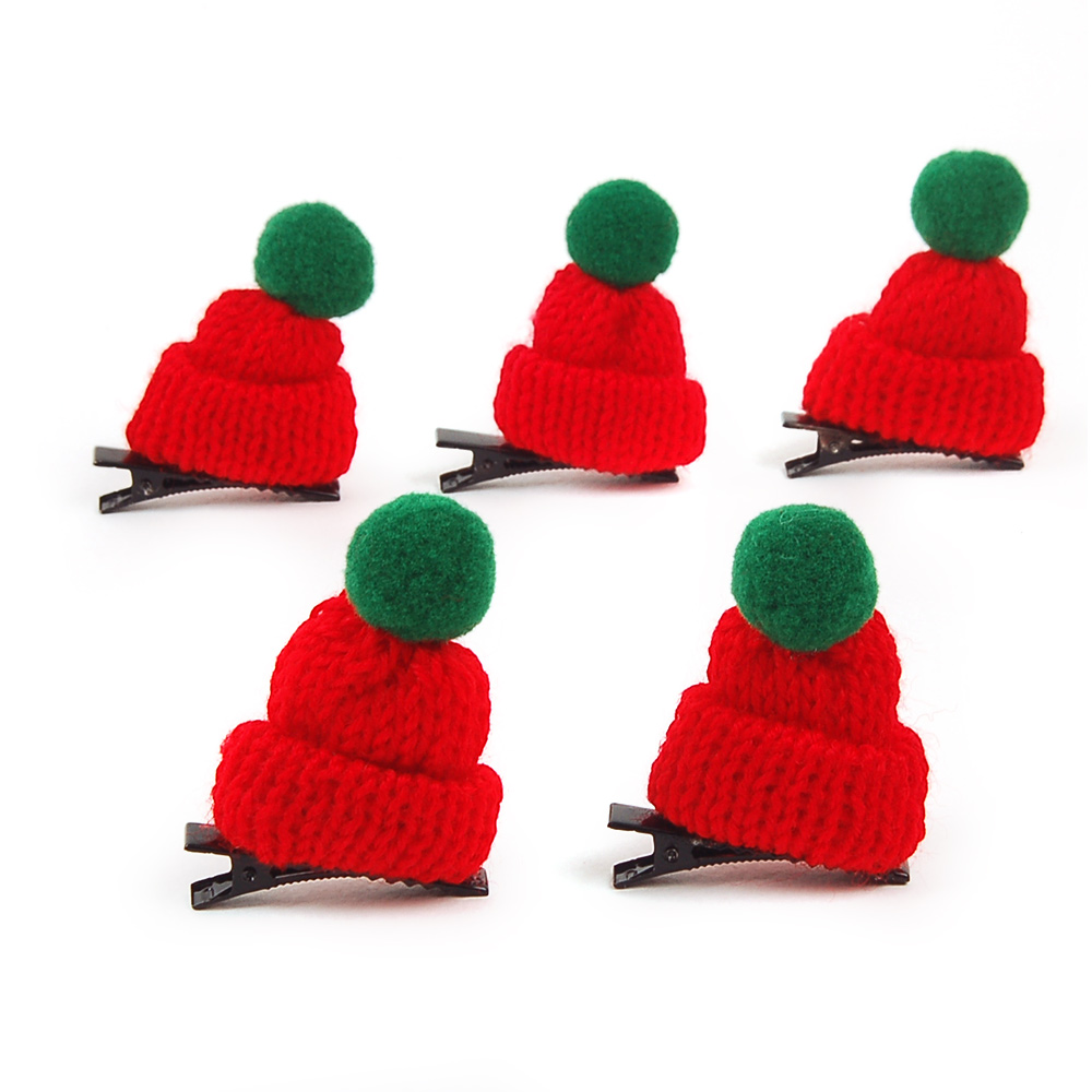 방울모자 머리핀(1p) 크리스마스머리핀 크리스마스파티