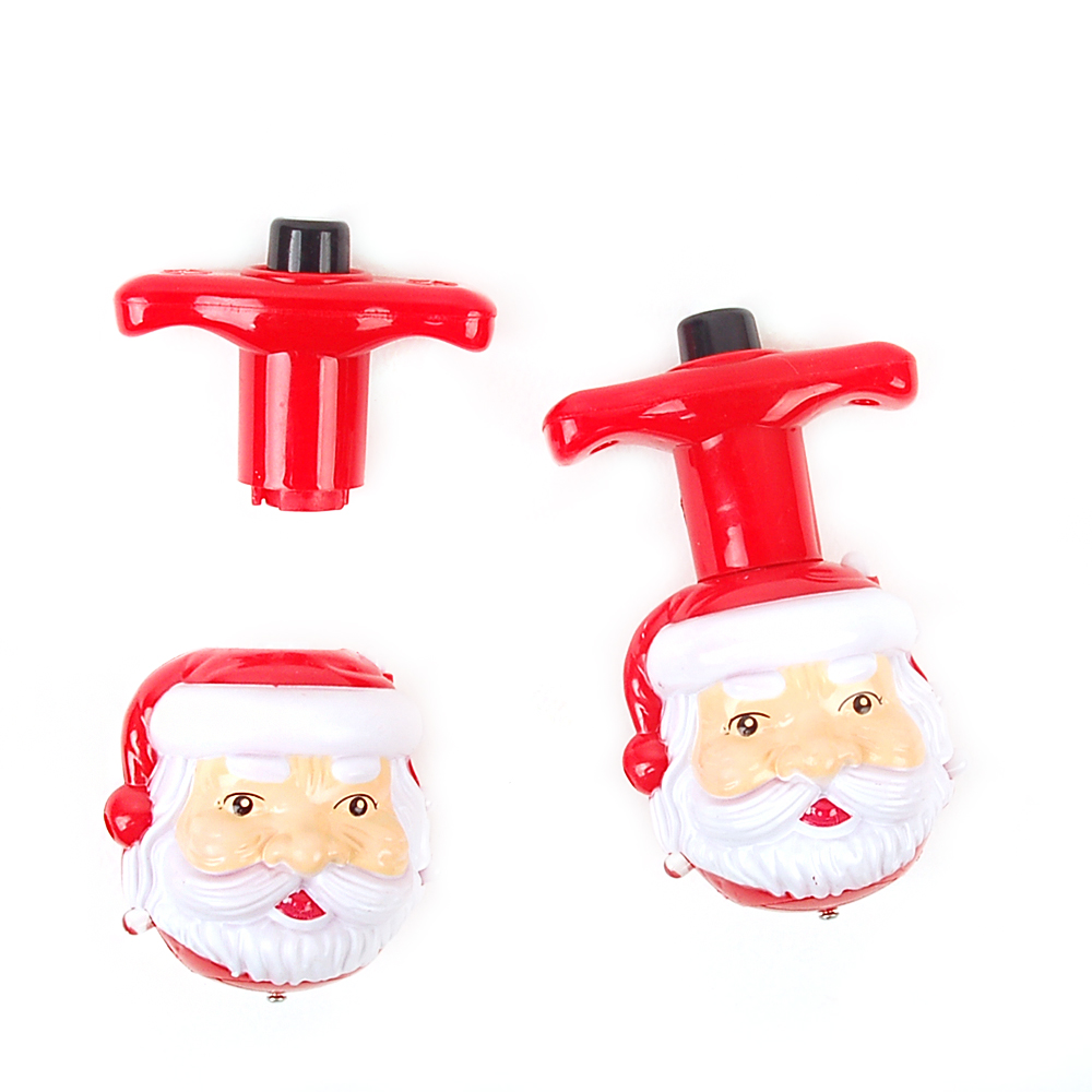 빙글빙글 산타팽이 크리스마스 LED 멜로디 불빛 팽이