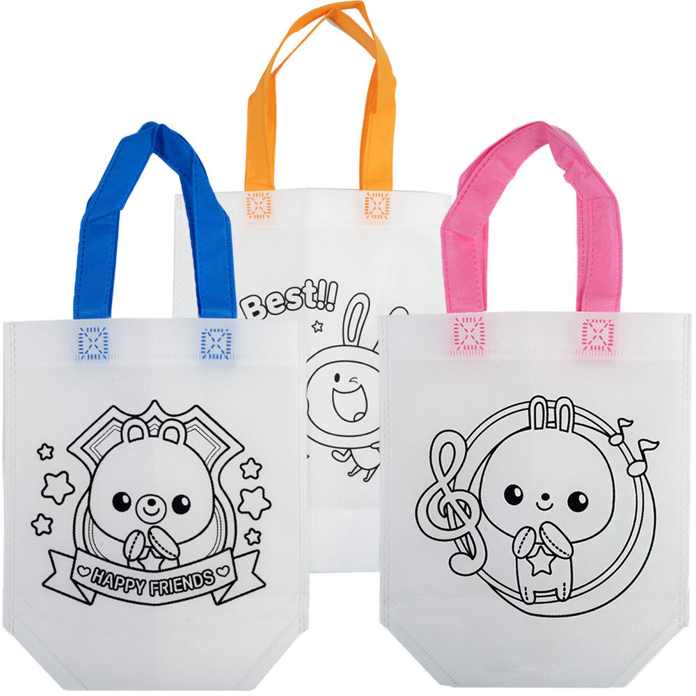 부직포 가방 꾸미기(1p) 보조가방 꾸미기 색칠하기