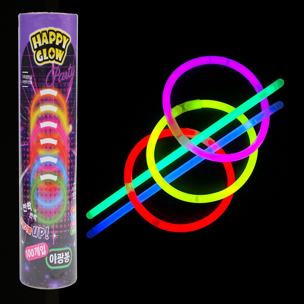 야광봉 팔찌(100개입) 콘서트 행사 파티 축제