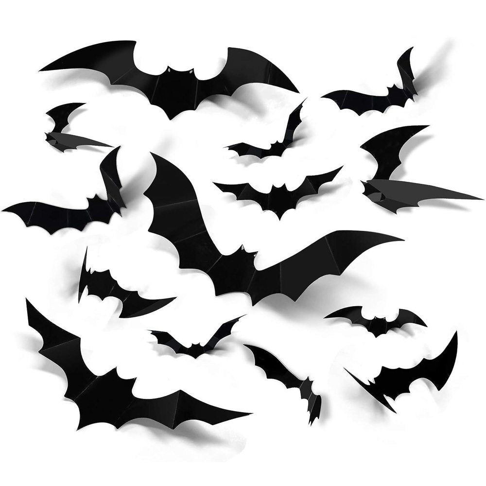 할로윈 박쥐 데코 스티커 (60매입) 이벤트 파티 용품