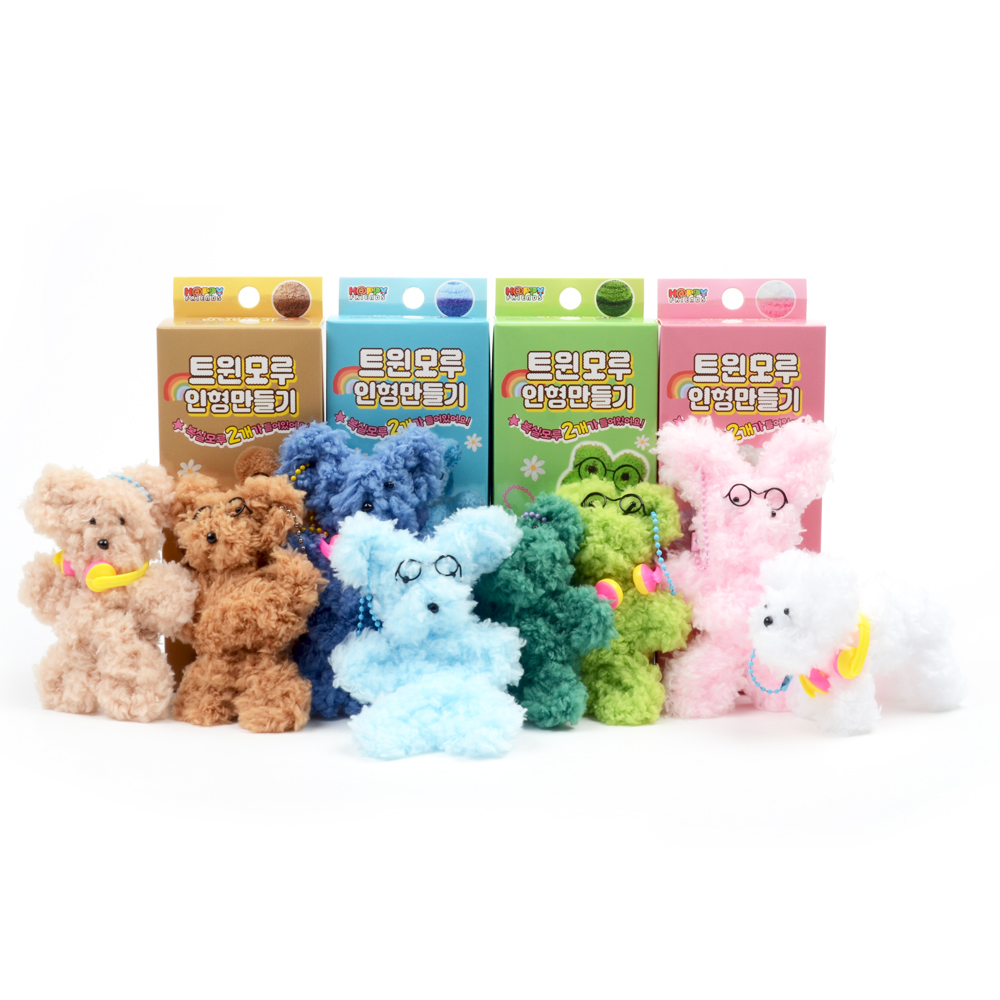 트윈(쌍둥이)모루인형만들기 (1P) DIY키트 뽀글이