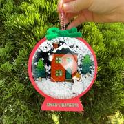 꾸며보자 크리스마스 스노우볼 (투명반구 포함) (10개입) DIY 공작