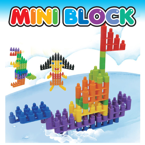 꾸며보자 블럭 미니블럭 (1세트) 교육완구 두뇌 창의력 발달