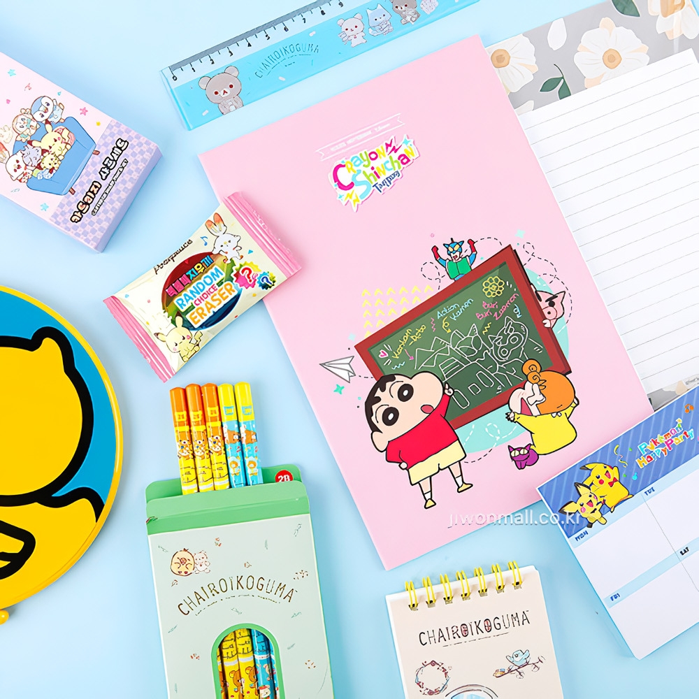 캐릭터문구세트 (1개) 올스타 학용품 필기도구 팬시