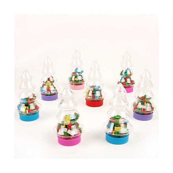 트리모양 지우개세트 (1개) 크리스마스 미니지우개