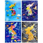 꾸며보자!우리나라지도 (10장) 꾸미기 DIY 미술 공예