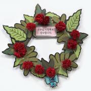 꾸며보자 종이리스 만들기 감사리스(1P) 종이공예 DIY 꾸미기