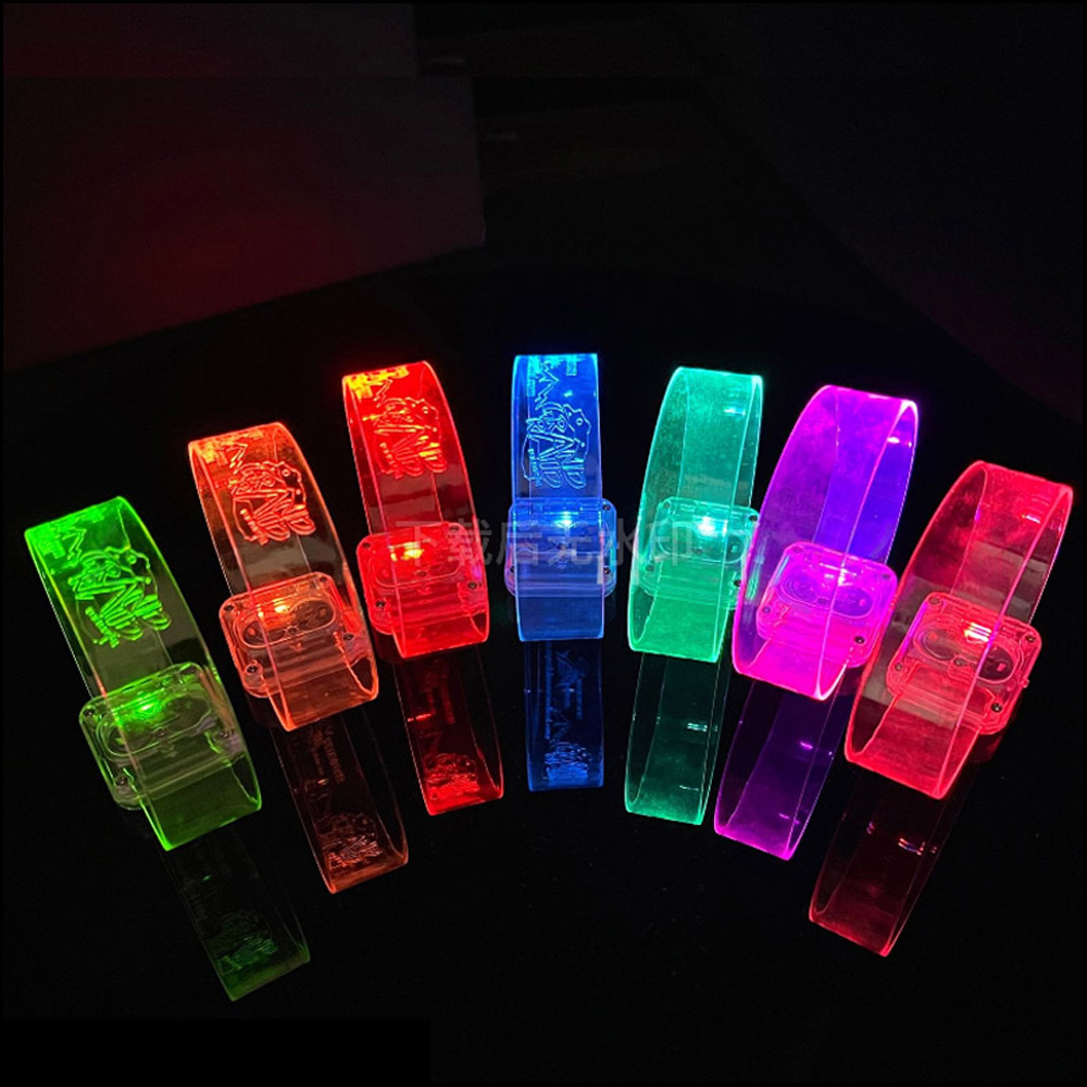 LED 그리기 레인보우 불빛 팔찌 야간러닝 공연장 파티 행사 콘서트 축제 캠핑