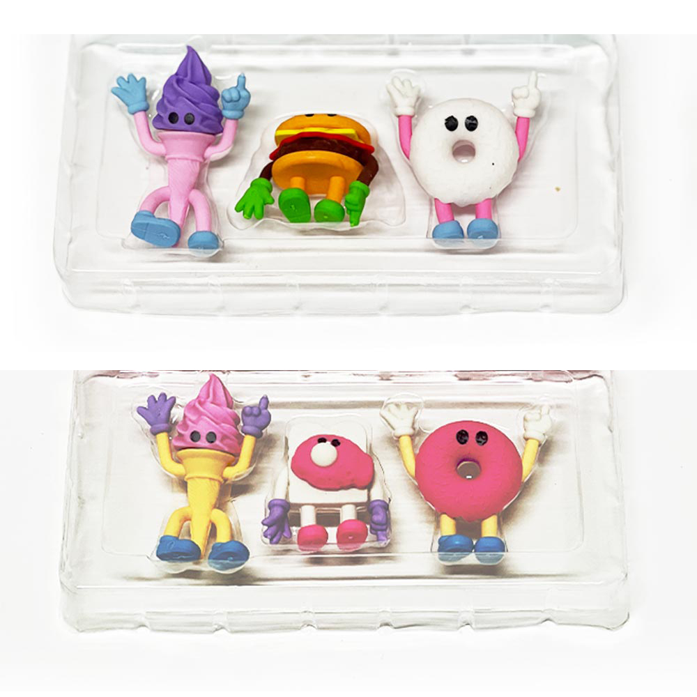 패스트푸드 지우개세트 조립식 지우개 햄버거지우개