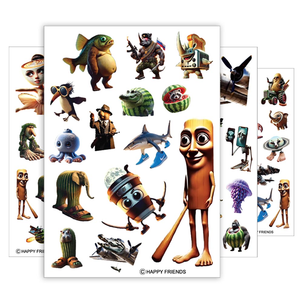 브레인롯 밈스티커(1P) 꾸미기 스티커