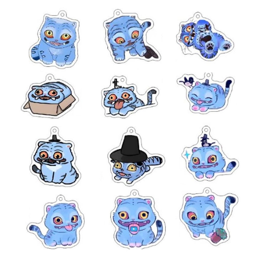 국내배송 더피 열쇠고리(12개입) 케이팝 데몬 헌터스 케데헌 굿즈