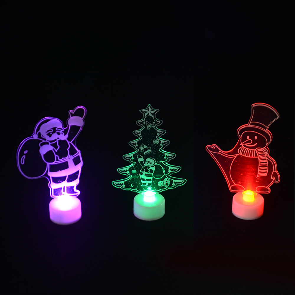 LED크리스마스 아크릴램프(대) 크리스마스 파티용품