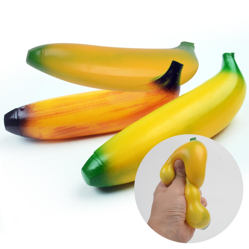 리얼 바나나 주물럭 말랑이(1P) 촉감놀이