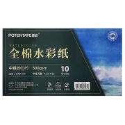 [포텐테이트] 수채화지(낱장) 300g 54x39 10매 (중목/황목)