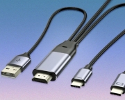 Looking Glass Go HDMI to USB C Adapter Cable