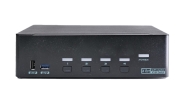 1.4 Display Port KVM Switch - Dual Monitor - Four Computer (10 Gigabit (USB 3.2 Gen2))