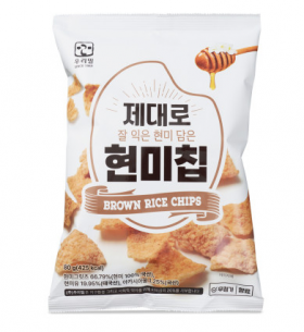 현미담은현미칩 80g