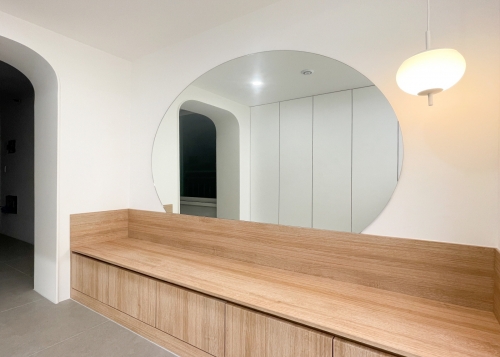 도장 & 원슬라이딩중문 & 하부장(벤치장)