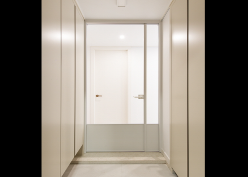 4-11.중문설치(비대칭여닫이 단방향)