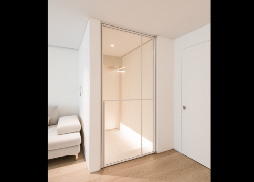 4-13.중문설치(여닫이 양방향)