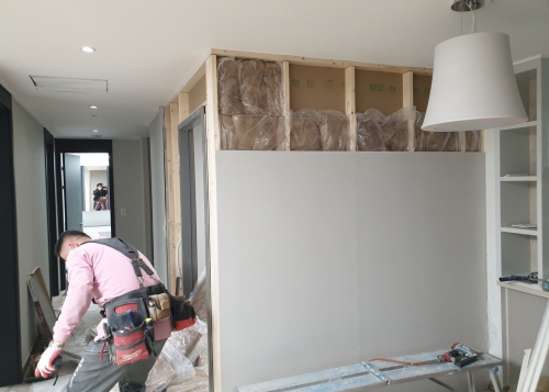 5-17.목공사-벽체 설치 (파티션/가벽)