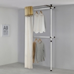 왕자 심플2단커튼행거