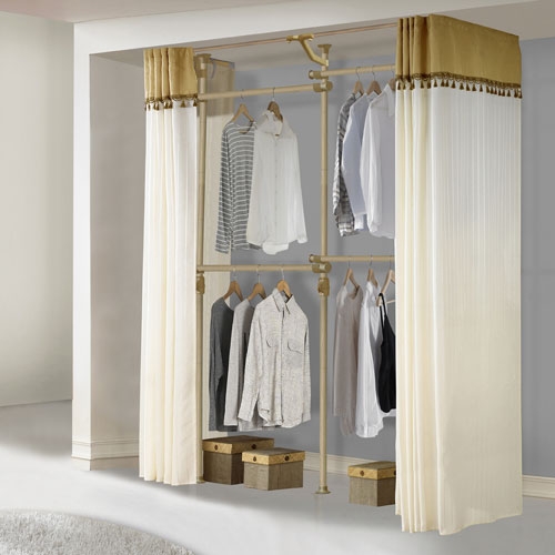 왕자 뉴프리미엄우드4단커튼행거