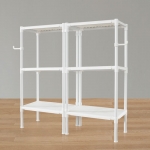 왕자 60 더블타공선반(화이트) 3단 (선택형)