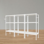 왕자 60 트리플타공선반(화이트) 3단 (선택형)