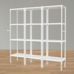 왕자 60 트리플타공선반(화이트) 4단 (선택형)