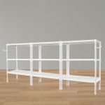 왕자 80 트리플타공선반(화이트) 3단 (선택형)