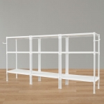 왕자 80 트리플타공선반(화이트) 3단 (선택형)