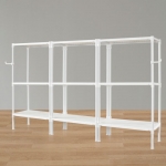 왕자 80 트리플타공선반(화이트) 3단 (선택형)